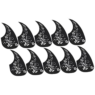 Pickguard de guitare, autocollant de protection de guitare durable en PVC 10 pièces facile à coller pour la décoration… – Image 5