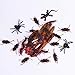 Whaline 148 Pieces Plastic Bugs Trick Joke Decoration Scary Insects Fake Snake Cockroaches Spiders Halloween Party Favors April Fools Day Decoration (9 Types)