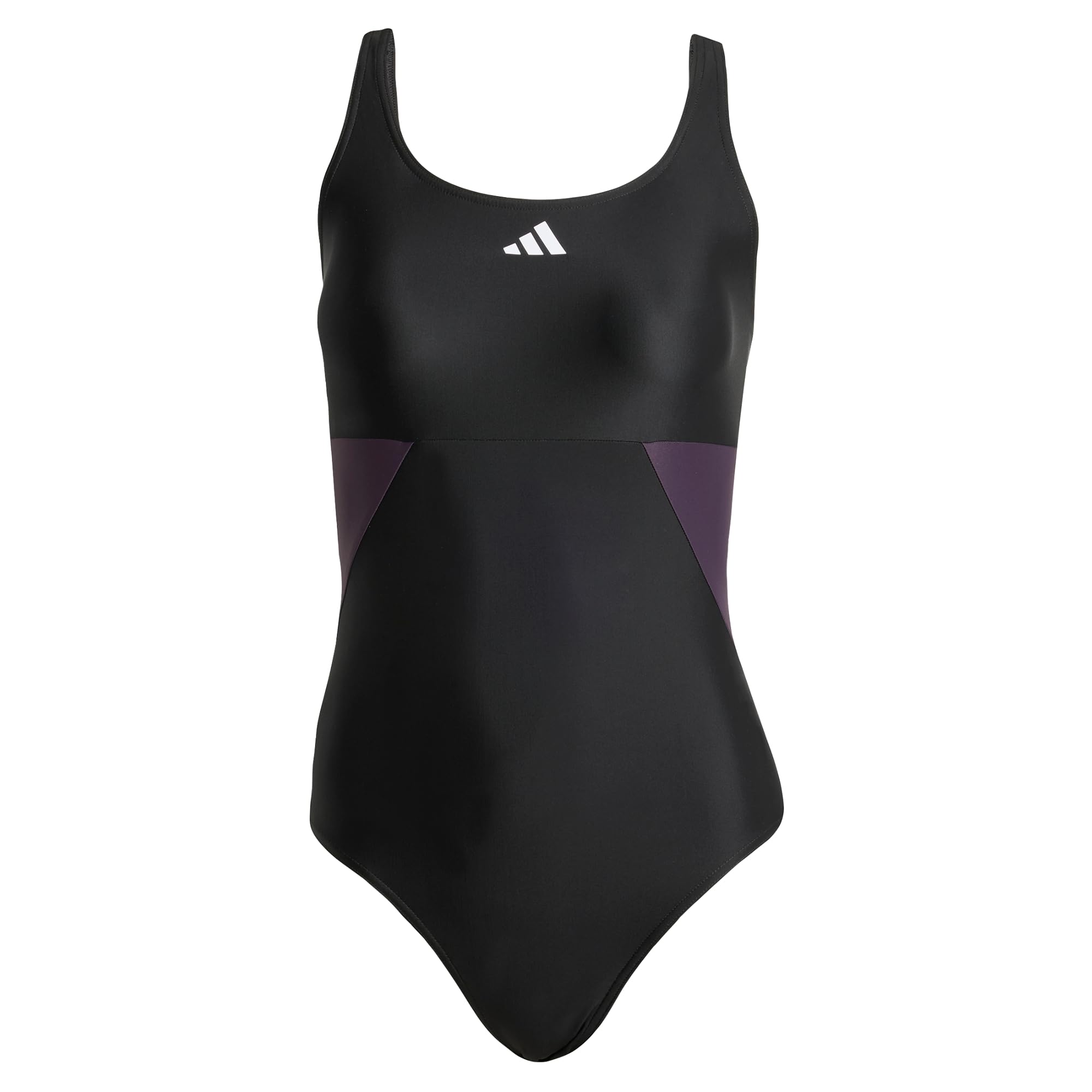 adidas Women's Colourblock Swimsuit, Black/Legend Ivy, 38