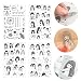 Produktbild 6Sheets DIY Kawaii PVC Blumenaufkleber Girls 'Daily Photo Scrapbooking Briefpapier Aufkleber Lebenstagebuch Album für Dekoration Q3L0