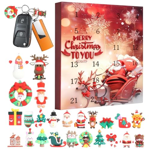Calendrier de l'Avent de Noël 3D pour créer une décoration suspendue festive