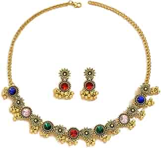 VINTAGE HOLLYWOOD □ Flutter Daisy Beads Necklace