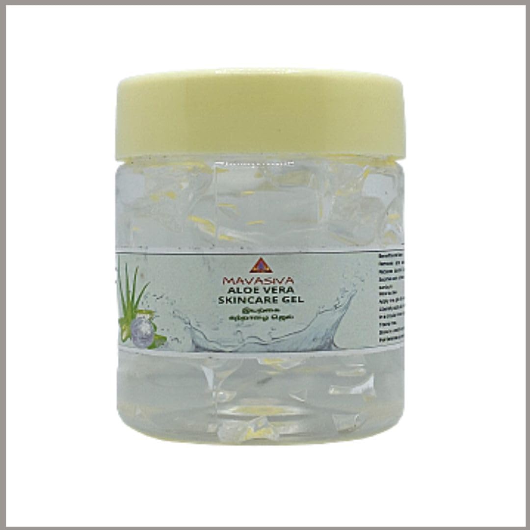 MAVASIVA Pure Aloevera Gel for Face & Skin Glow | Aloevera white gel | Hydrating, Moisturizing, Soothing, Glowing Skin | Multipurpose Gel for Adults, Men & Women (100gm)
