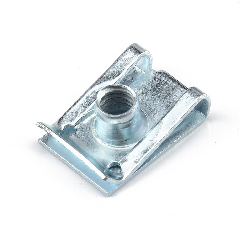 Sujetador de Tuercas Rápidas,MoreChioce 10pcs Tuerca de Velocidad de Acero Inoxidable Tuerca a Presión Tuerca de Resorte Sujetador de Tuercas Rápidas para Coche Motocicleta,M5