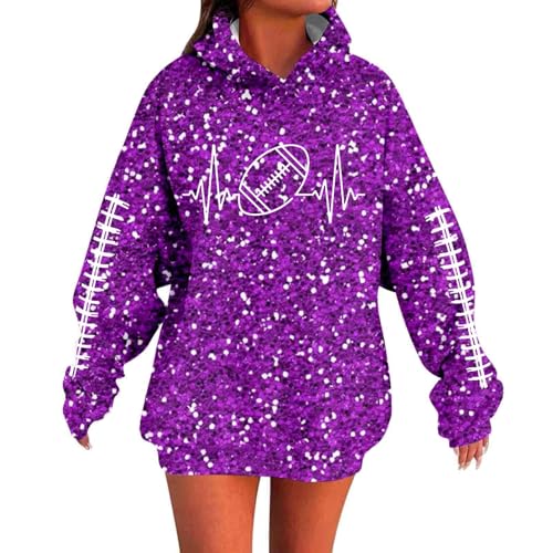 Sweat à capuche tendance femme idéal pour les soirées football