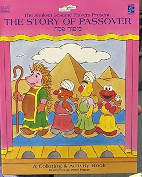 Paperback The Shalom Sesame Players Present: The Story of Passover - Coloring & Activity Book