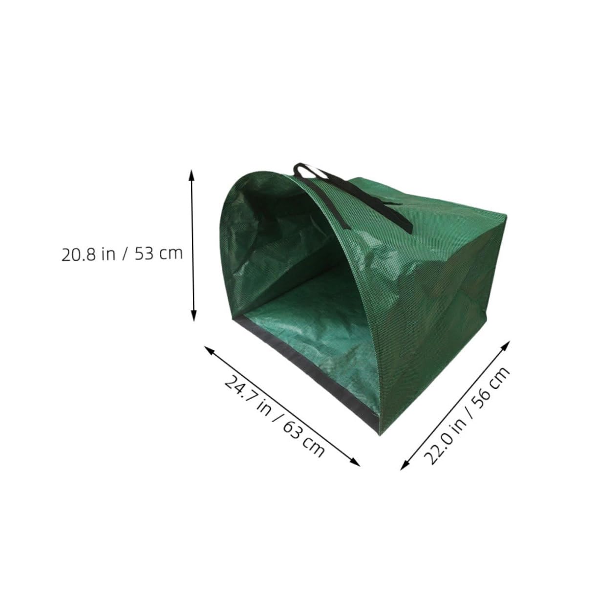 Gatuida Großer Laubsack Gartensack mit Einzigartiger Form aus Robustem Pp Material Faltbar und Wiederverwendbar für Vielseitige Gartenarbeiten und Outdoor Aktivitäten