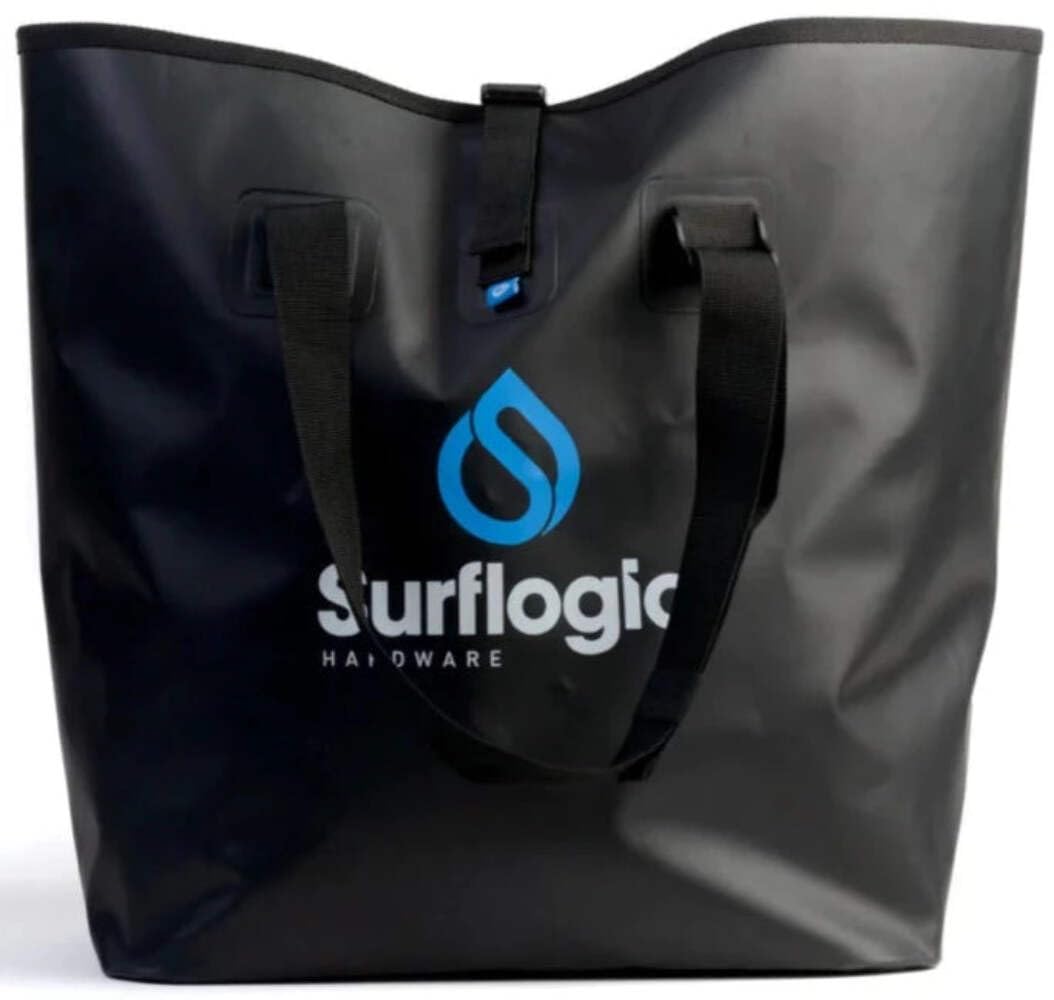 SURF LOGIC Surflogic - Secchio impermeabile da 50 l, unisex, per adulti, nero, 50 l