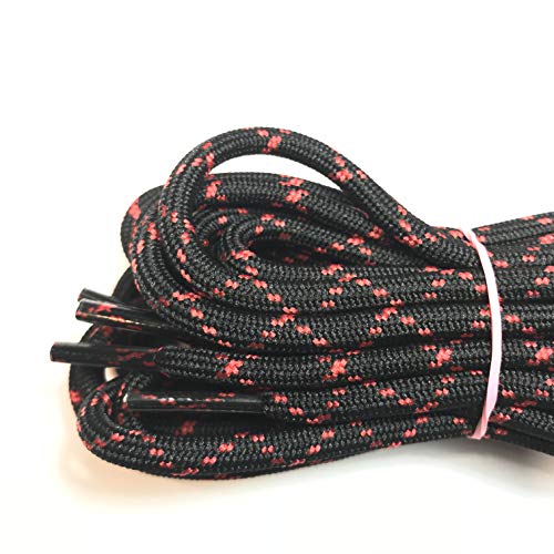 Image of 3 Pairs Heavy Duty Round Boot Laces Shoelaces for Hiking Walking Construction Safety Work Boots Shoes