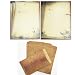 QingLanJian Vintage Kraft Paper Writing Paper with Envelopes Stationary Sets-32 Sheets and 16 Envelopes