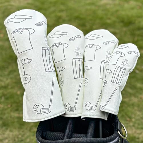 Capuchon de club golf en cuir synthétique pour vos parcours d'automne