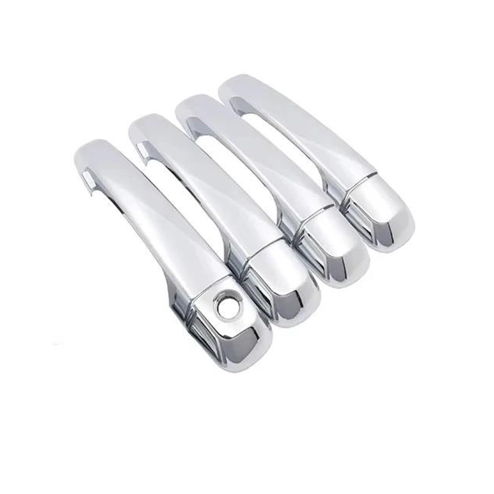 Fkhbzm 4Handle No Keyhole Car Door Handle Cover Decorate Exterior Accessories For 4Runner N280 2010-2024(4Handle No Keyhole)