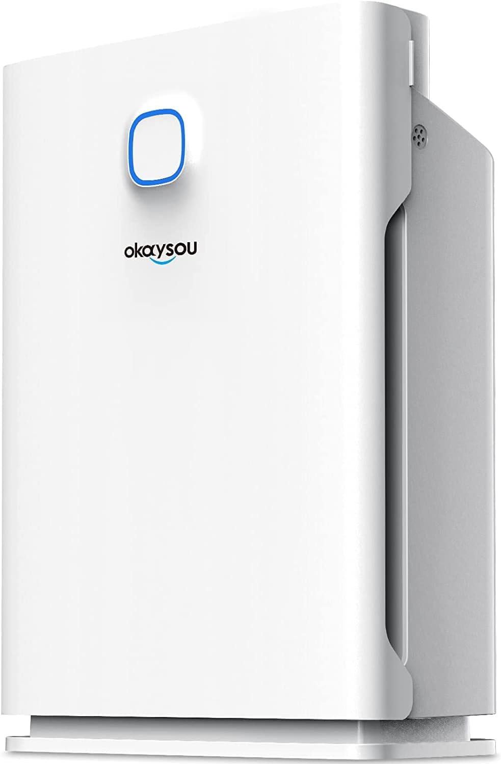 okaysouAir Purifiers for Home Large Room, Smart PM2.5 Monitor H13 True HEPA with Washable Filter, 5-Stage Filtration System, AirMax10L Pro, White