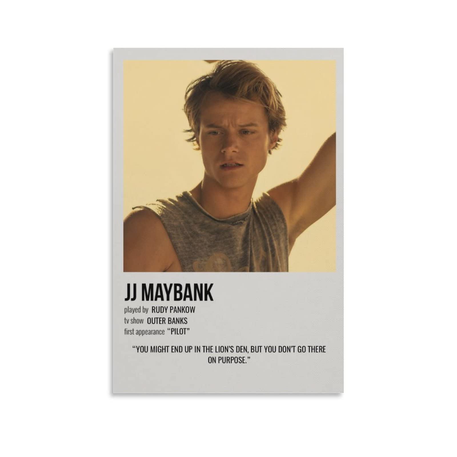 XUSHKAOLXUSHKAOL 3 Panel Hanging Posters Vertical Jj Maybank Unframe-Style 08x12inch(20x30cm)