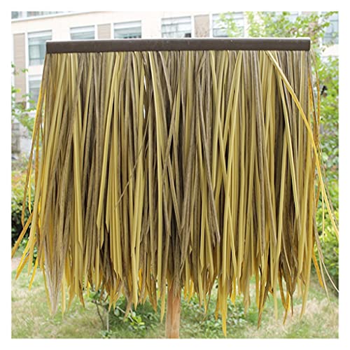 Tuile de paille en polyester synthétique jaune pour toiture et déco extérieure