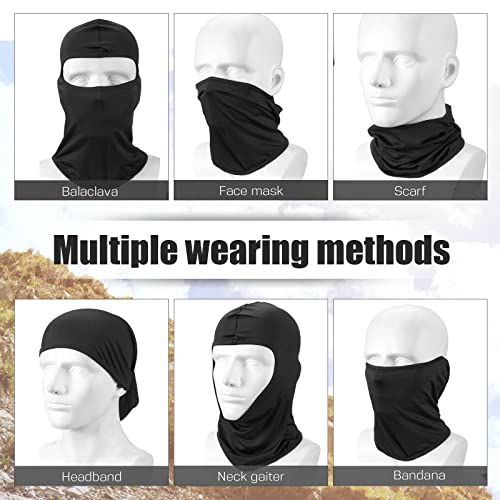 30 Pcs Balaclava Ski Face Mask Full Face Cover Mask UV Protection Cooling Neck Gaiter Summer for Men Women Winter Outdoor4