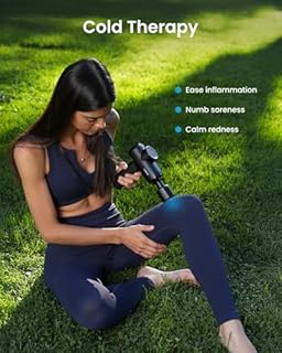 RENPHO Active Thermacool 2 Massage Gun with Heat and Cold, [2026 Upgraded] Percussion Deep Tissue Handheld Neck Massager, FSA Approved, Muscle Masajeador for Men Women Athletes HSA