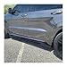Car Side Skirt Extension Splitter A Pair Compatible for Jeep Grand Cherokee SRT/SRT8/Trackhawk 2012-2021 Plate Lip Bumper Winglet Body Kit(Rear Bumper Corner Carbon)