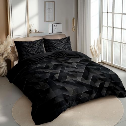 Housse de couette 220x240 zippée pour changer de lit facilement - 2