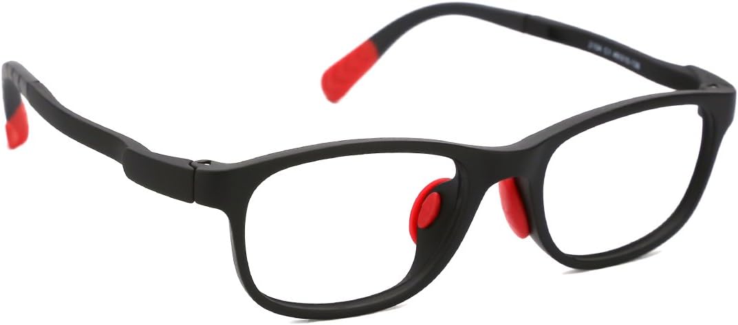 modesoda Kids Non-Prescription Eyeglasses Frame Optical Glasses Student Glasses Clear Lens for Boys Girls