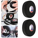 KIPTVO 2PCS Fabric Tape, Wiring Loom Harness Webbing, Adhesive Cloth Electrical Felt Tape for Car Motorcycle (32mmx15m) - Image 5