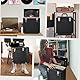 Tayqwiheva Plattenkoffer LP-Koffer Vinyl Schallplattenkoffer mit Schloss Koffer für Schallplatten von 45 LP Schallpaltten Aufbewahrungsbox,Schwarz