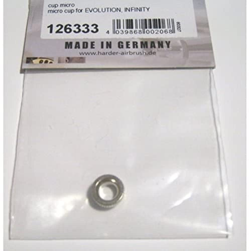 Harder & Steenbeck Airbrush Accessories, Nickel-Plated Silver, Klein