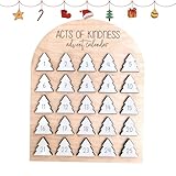 Freundlichkeits-Adventskalender – Christlicher Kalender „Acts Of Kindness“, Countdown Für 25 Tage Weihnachtsgeschichte | Geschenkornament Für Kinder, Erwachsene, Mädchen Und
