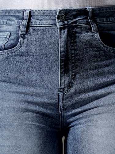 Image of Miss Chase A+ Women's Bootcut High Rise Regular Stretchable Denim Jeans