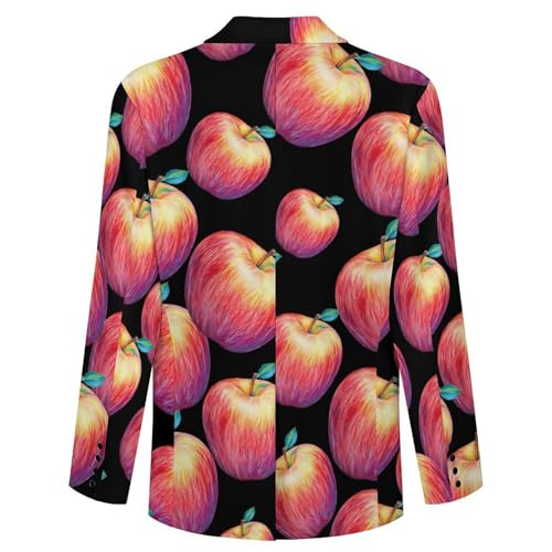 Drawing Fruit Classic Suits Blazer for Men Business Tuxedo Jacket Sport Coat Two Buttons4