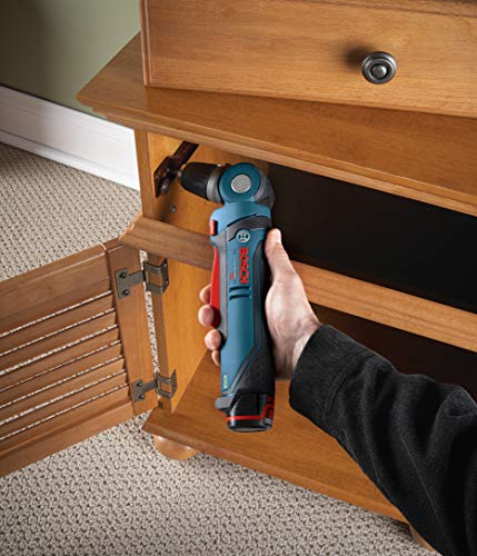 Bosch PS11BN 12-Volt Max Lithium-Ion 3/8-Inch Right Angle Drill/Driver with L-BOXX Exact-Fit Tool Insert Tray