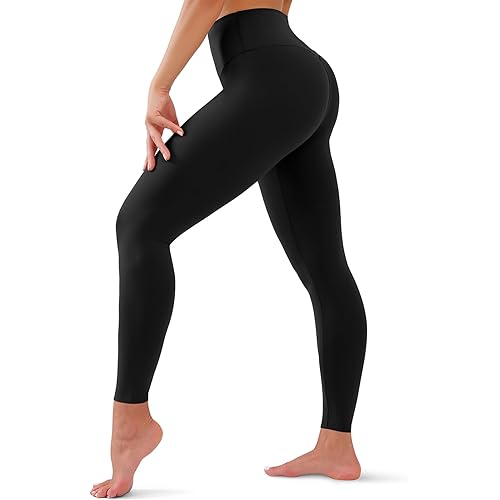 High Waisted Leggings for Women - Tummy Control Yoga Pants for Workout Running Athletic Women's Leggings Plus Size