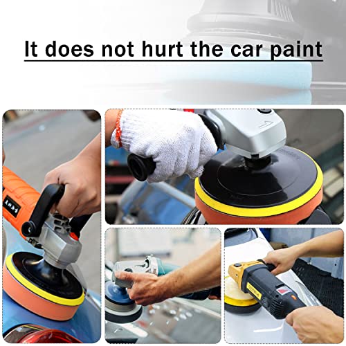 5 tamponi per lucidatura auto da 125 mm per