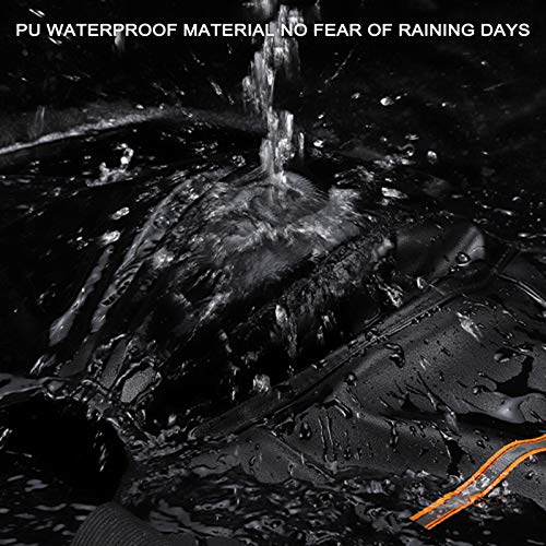 Adaskala 2 PCS joelheiras almofadas protetoras com faixa reflexiva manter quente à prova de vento à