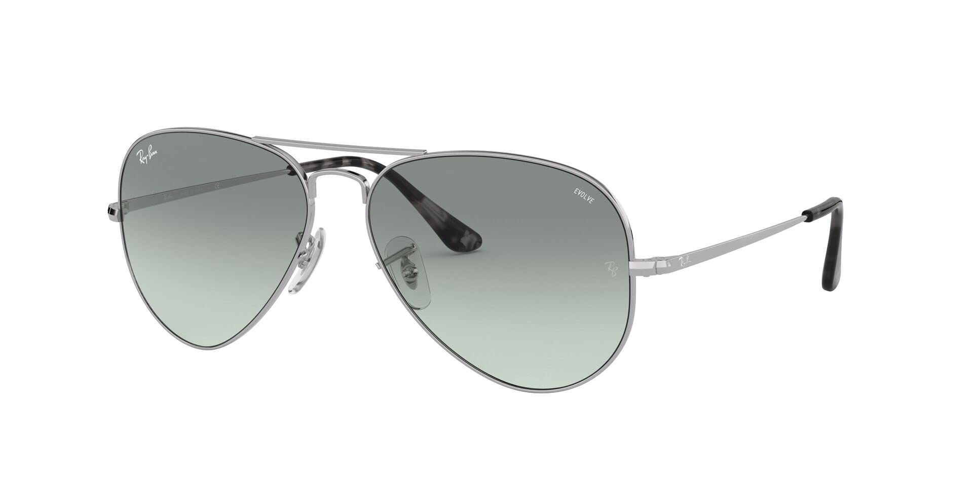 Ray Ban 0RB 3689 9149AD 58 Güneş Gözlüğü, Unisex, Gümüş : Amazon