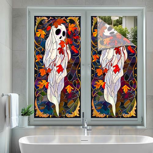 Vinilo decorativo para ventana efecto vidriera 17.7 x 39.3 in miniatura 5