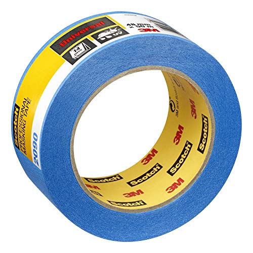 Scotch Blue UU001545498 - Cintas de Enmascarar Profesionales de 48 mm × 50 m, 50mm, Azul