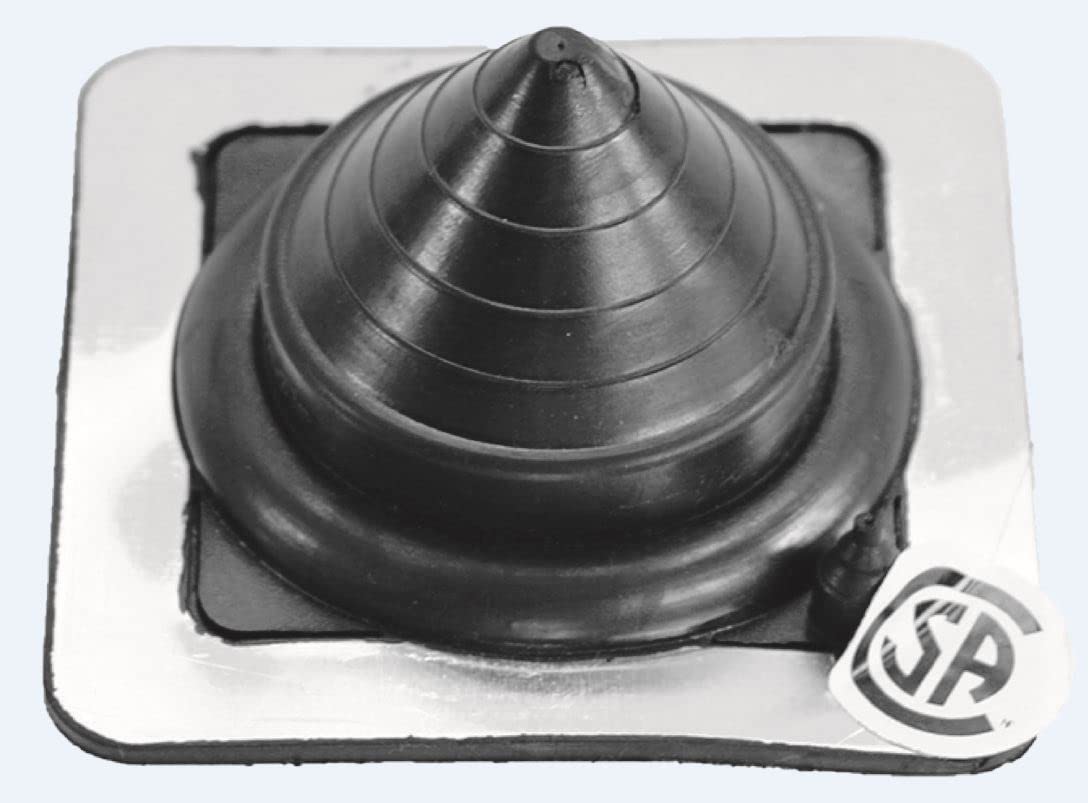 MASTER FLASH Selladores Midi para techos de acero Diseñados para sellar tuberías para proteger contra la entrada de agua para objetos tales como tuberías chimeneas conductos Epdm