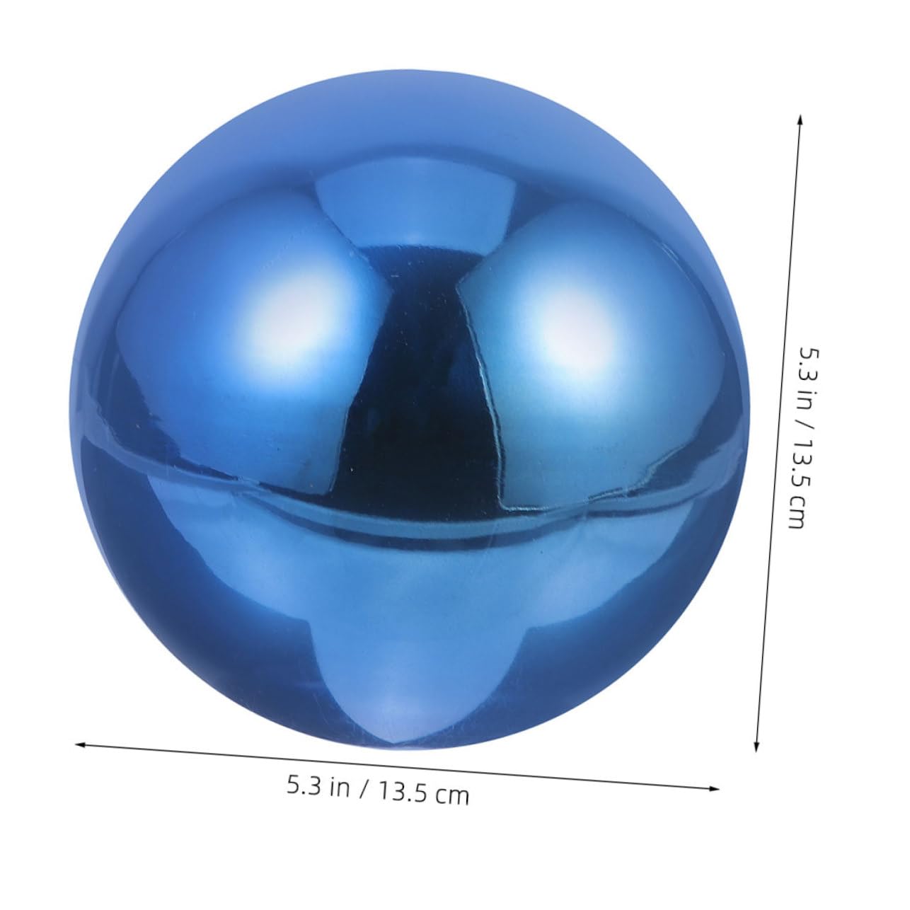 Happyyami Polished Stainless Steel Gazing Ball Garden Ball Mirror Reflection for Garden Space