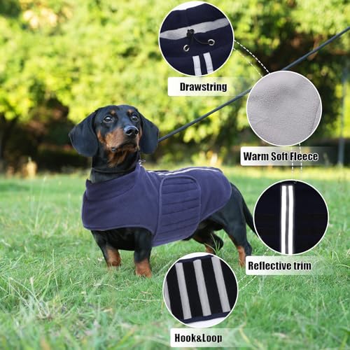 Veste en polaire souple pour chien idéale pour promenades hivernales