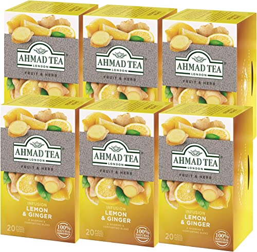 Ahmad Tea - Infusion Ahmad Citron Et Gingembre - 20 Sachets