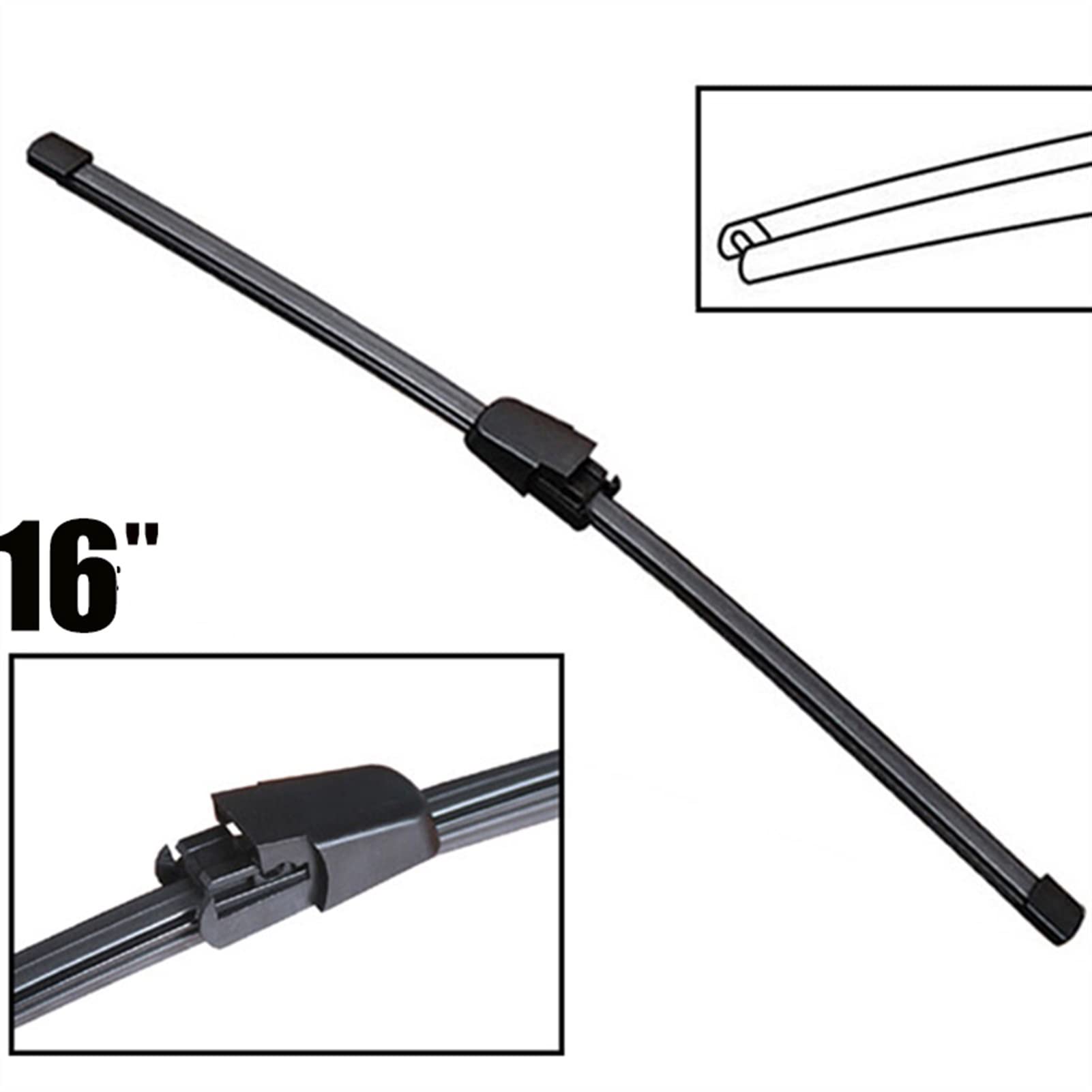 Per S&Koda per Octavia 2004-2011 Tergicristallo Anteriore Posteriore Tergicristallo Spazzole Hatchback Parabrezza Parabrezza 24 "+ 19" + 16 "