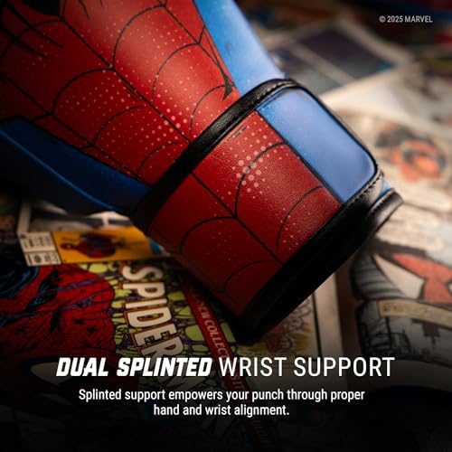 Image of Hayabusa Marvel Classic Boxing Gloves for Men, Women & Kids - Officially Licensed | 16oz 12oz 8oz 6oz Training, Sparring, Bag & Pad Work