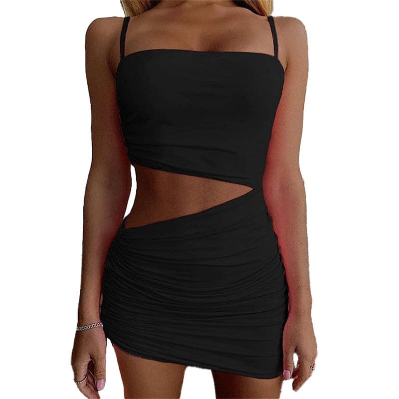 Robe moulante sexy dos nu femme pour soirée chic avec jupe de hanche