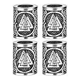 Hergestellt aus stabilem, s925 Silbermaterial! Langhaltiges Material! Diese Hohlbarkperle ist die besten Geschenke für den Vatertag von TAUGTHER und Sohn!