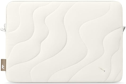 tomtoc 360 Protective Puffy Laptop Sleeve for 14-inch MacBook Pro M5 Pro/Max (2026) A3426 A3427, M4/M3 Pro/Max A3434 A3112 A3401 13.5/13.8-inch Surface Laptop 7(Copilot+ PC)/6/5/4/3, Quilted Design