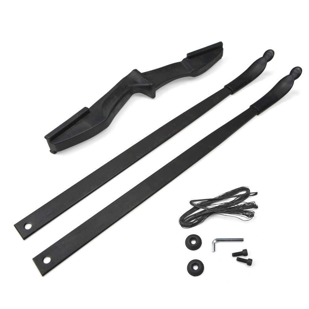 SHARROW Takedown Arco Ricurvo e Set di Frecce Tiro con L'Arco 30-40lbs con 12pcs Frecce in Fibra di Vetro per Giovani Adulti Principianti