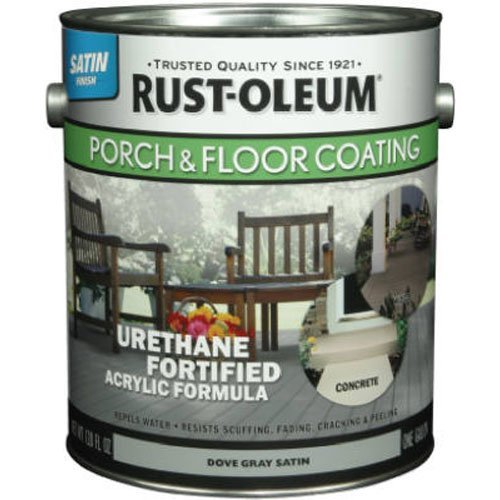RUST-OLEUM 244054 Gallon Gray Satin Porch Finish