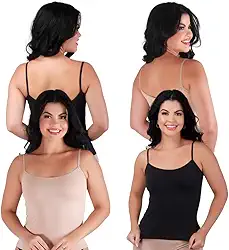 Kit 4 Camiseta Feminina Segunda Pele Conforto Alça Fina Camisete Casual Não Marca Regata