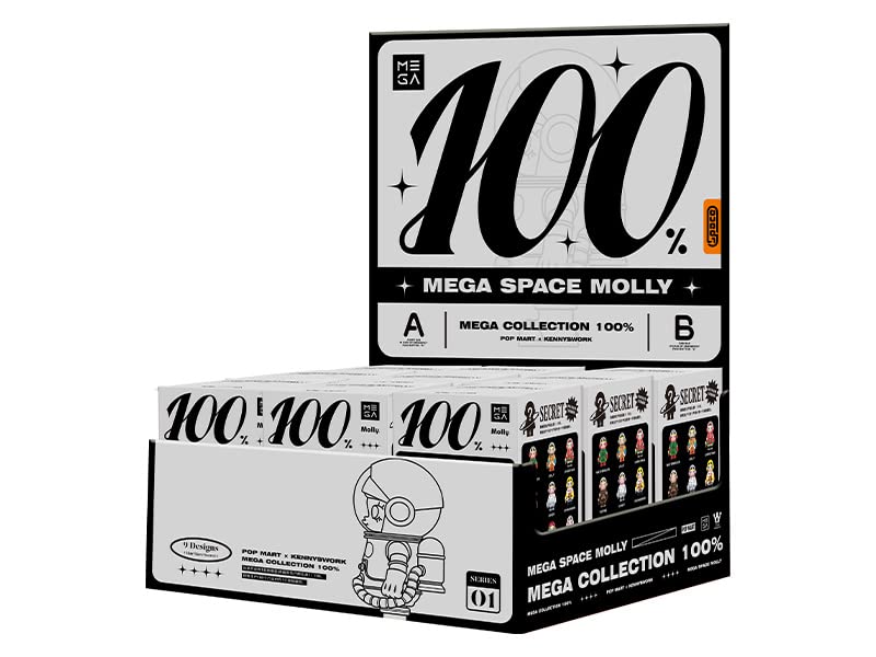 その他 POPMART MEGA SPACE MOLLY 100% series1 MEGA COLLECTION 100% SPACE MOLLY Series 1 - Blind Box - POP